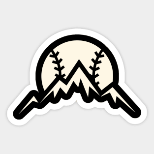 Colorado Rockies 3 by Buck Tee Originals Sticker